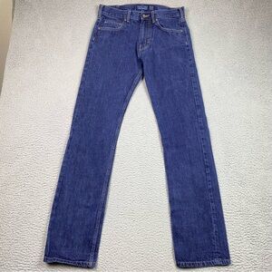 Patagonia Jeans Men's Size 30 x 34 Blue Denim Straight Fit Organic Cotton EUC